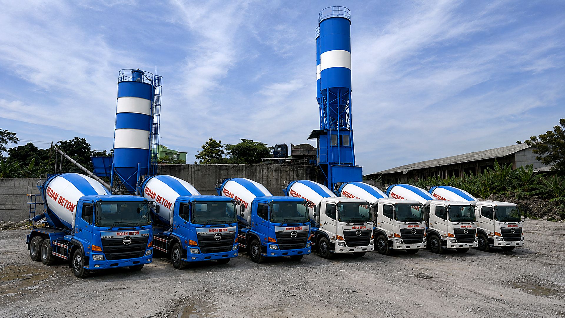 Armada truck mixer PT. Medan Beton Indonesia